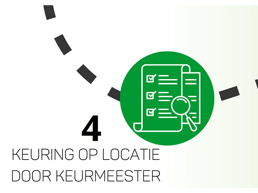 Keuring op locatie door keurmeester